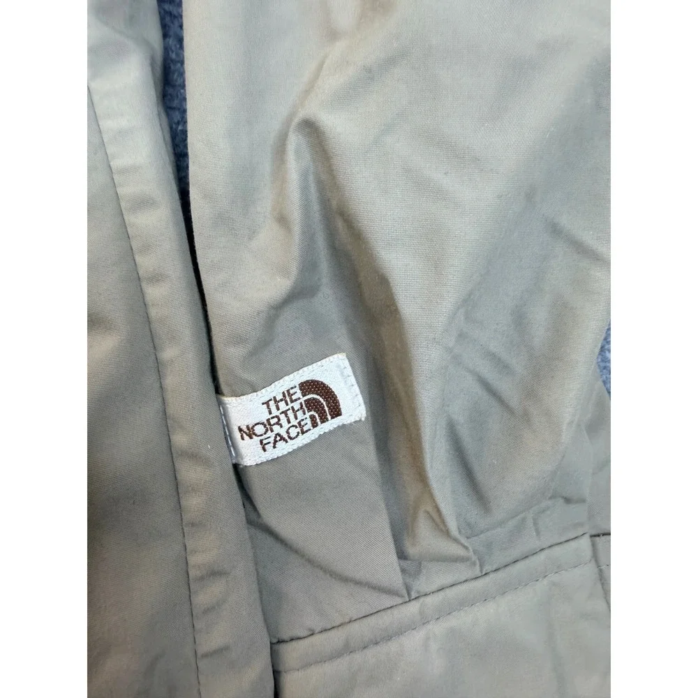 Vintage The North Face Gore-Tex Jacket M Tan USA Made Brown Label Hiking Y2K Wor